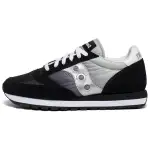 Saucony Jazz Original Cushioning Slip Resistant Abrasion Resistant Breathable Low top Running Shoes Men's Black Gray