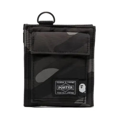 A BATHING APE X Porter Camouflage pattern Wallet