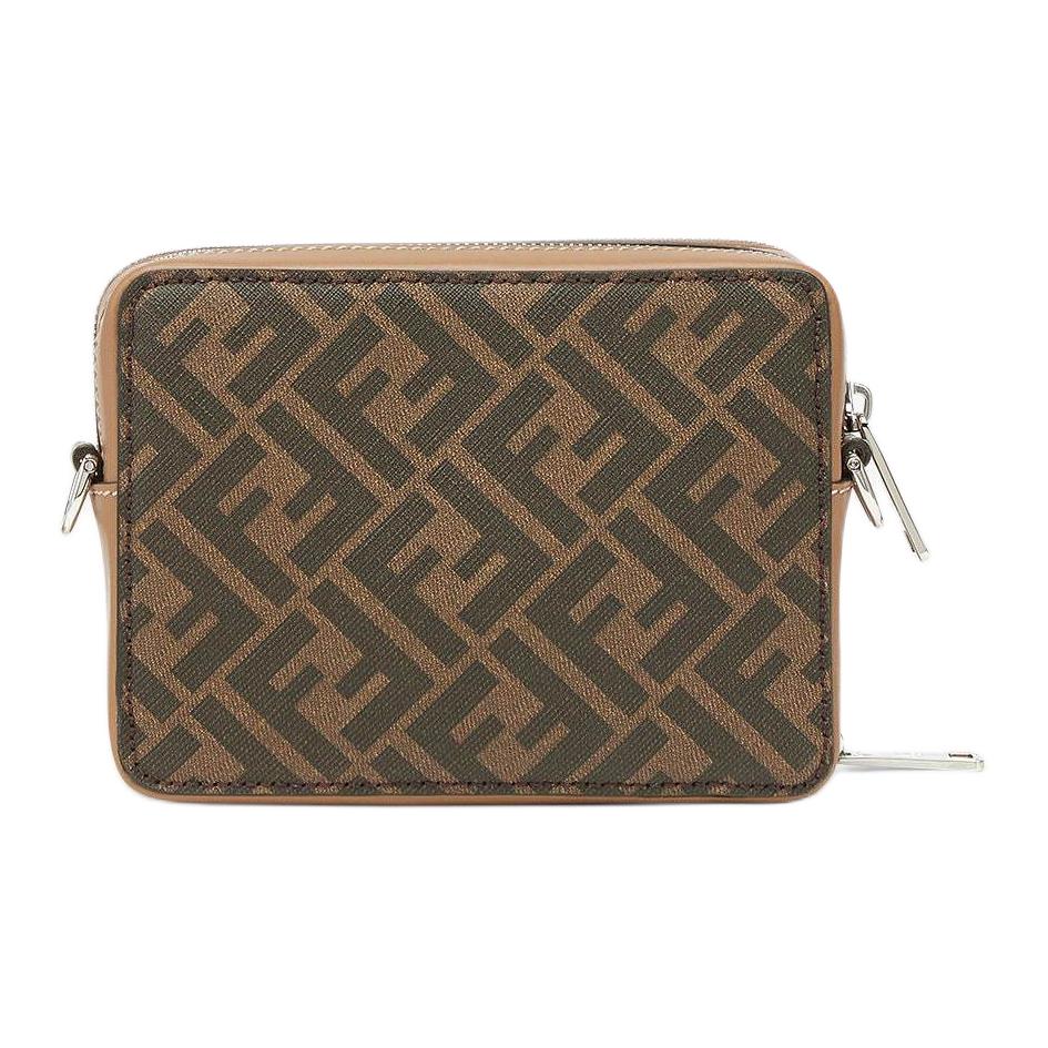 Мужская сумка Fendi 7M0357-AFF2-F1HRM (бежевая) — фото 3