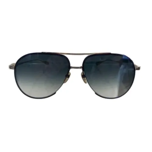 Chrome Hearts Aviator Sunglasses Unisex Gold