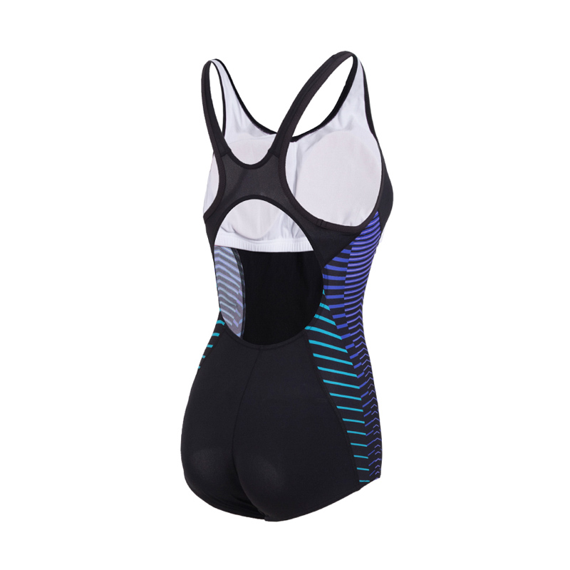 Speedo One piece Swimsuit Women’s Black Purple