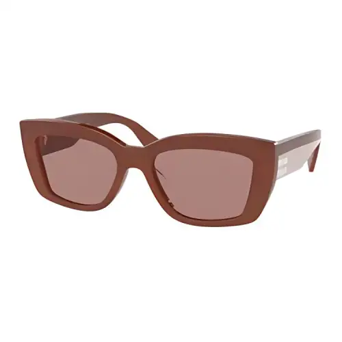 MIU MIU Irregular Shape Sunglasses Women's Brown