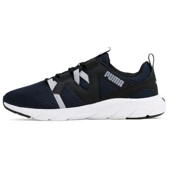 PUMA Softride Running Shoes Unisex Low-Top Black Gray Color