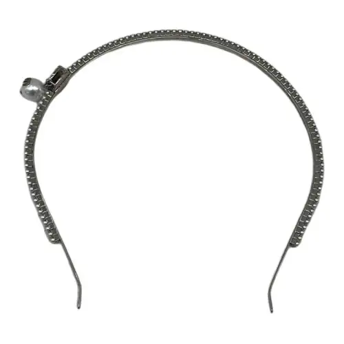 MIU MIU Headbands Women's Silver/White