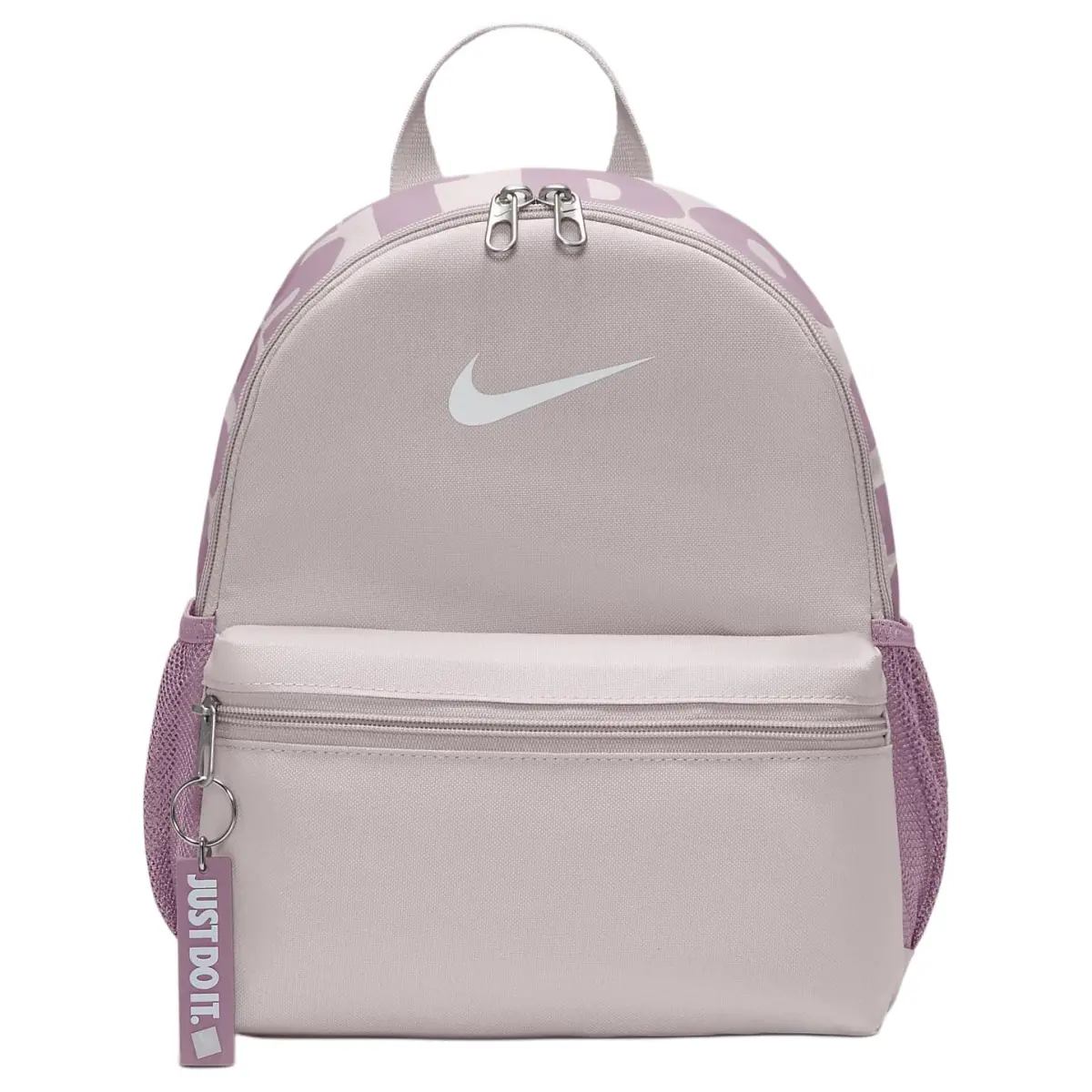Nike Fabric Backpack Regular Women's Gray Purple & Fuchsia & White