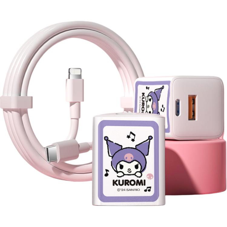 Sanrio Sanrio, apple, huawei, compatible charger, tablet mobile phone, cute headphones, folding set, iphone, 20W, 33W