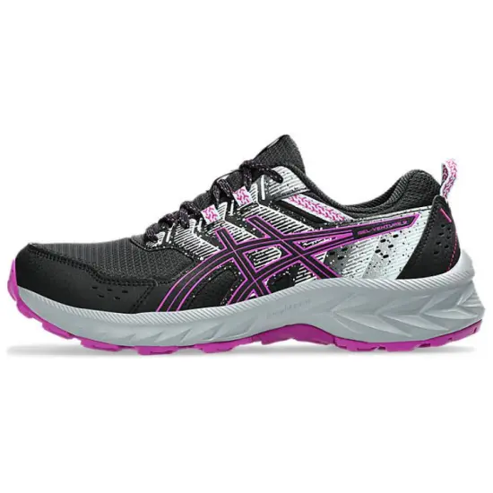 Asics Gel-Venture 9 Running Shoes Women's Low-Top Black Purple Gray