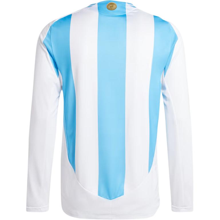 Adidas Argentina 24 Long Sleeve Home Authentic Jersey