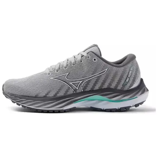 Mizuno Wave Inspire 19 Anti-Slip And Wear-Resistant Breathable Low-Top Casual Running Shoes Unisex Gray Green