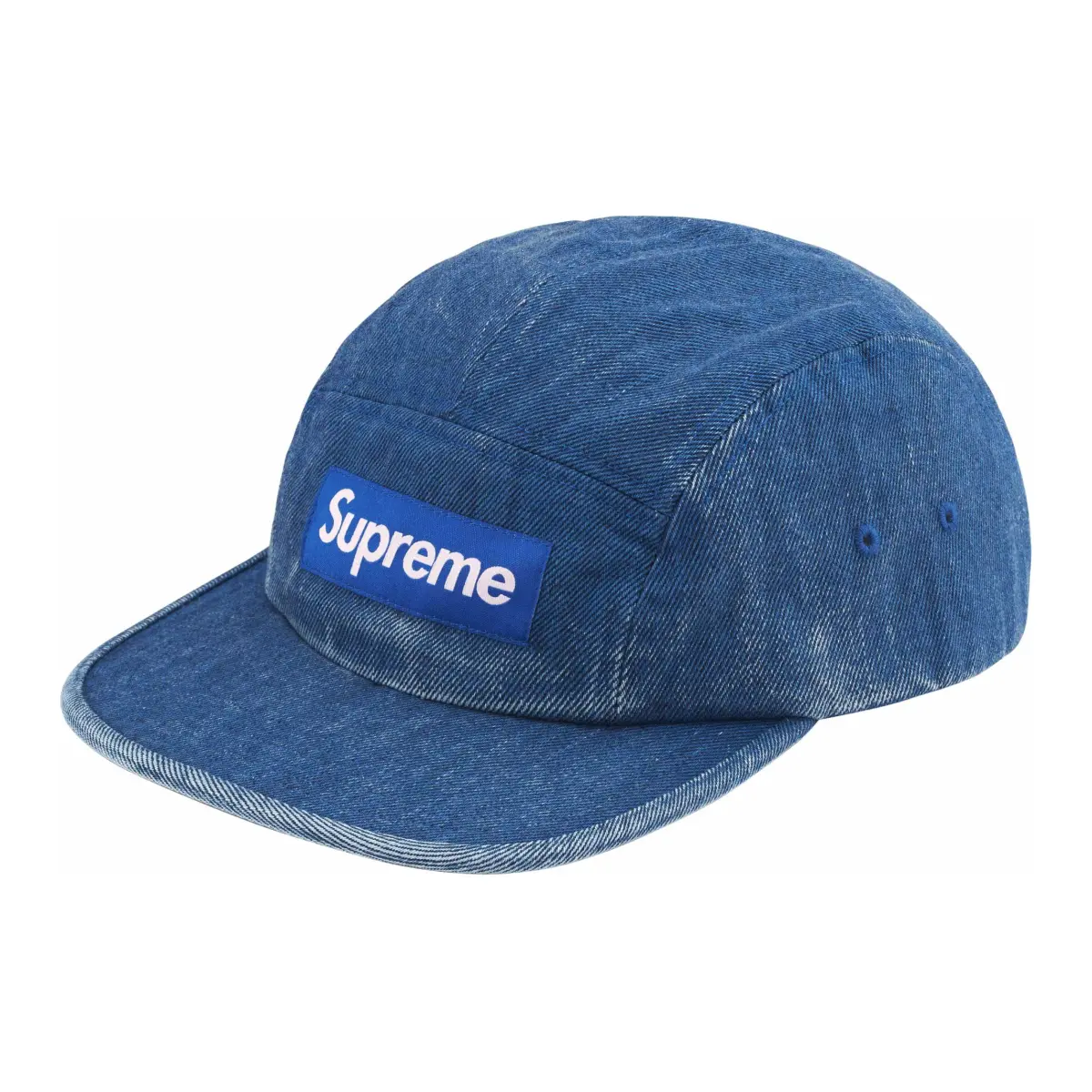 Supreme Coated Denim Camp Cap