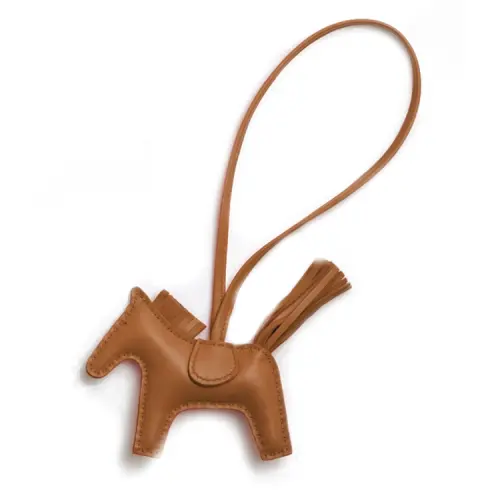HERMES Rodeo Lambskin Accessories Unisex Brown