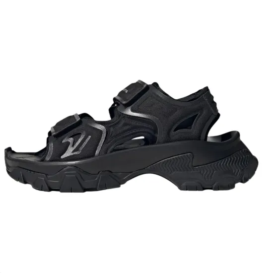 Adidas Hika Outdoor Sandals By Stella Mccartney Core Black Utility Black Women's