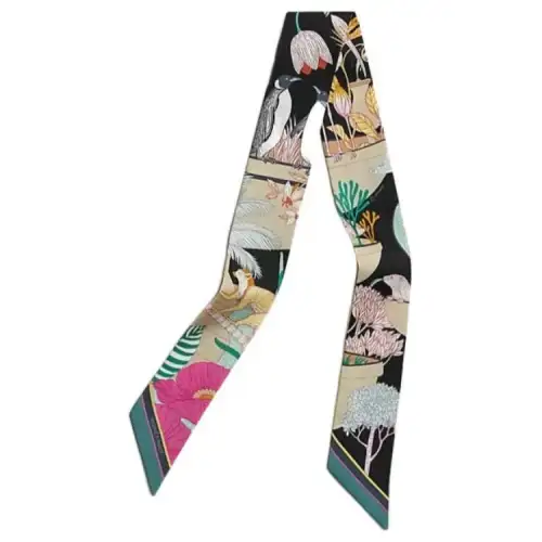 HERMES Silk Scarves Women's Multicolor