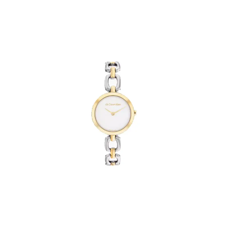 CALVIN KLEIN Wrist Watches Quartz Movement Steel Strap 26mm White Dial Women's Watch 30m Water Resistant