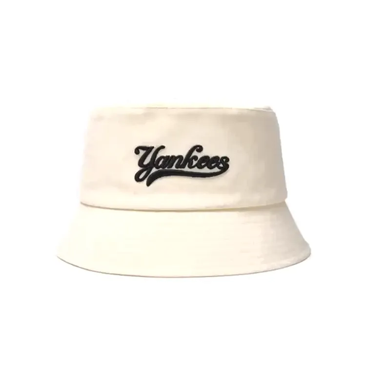 MLB Cotton Bucket Hats Unisex Beige
