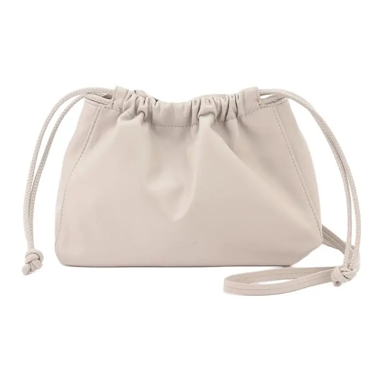 CALVIN KLEIN Synthetic Leather Shoulder Bag, Crossbody Bag Women's Gray Beige
