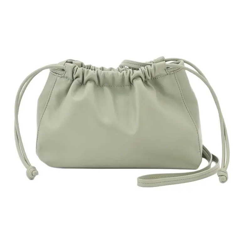 CALVIN KLEIN Synthetic Leather Shoulder Bag Women's Light Green