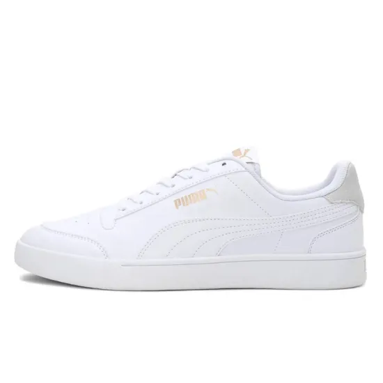 PUMA Shuffle Skateboarding Shoes Unisex Low-top White
