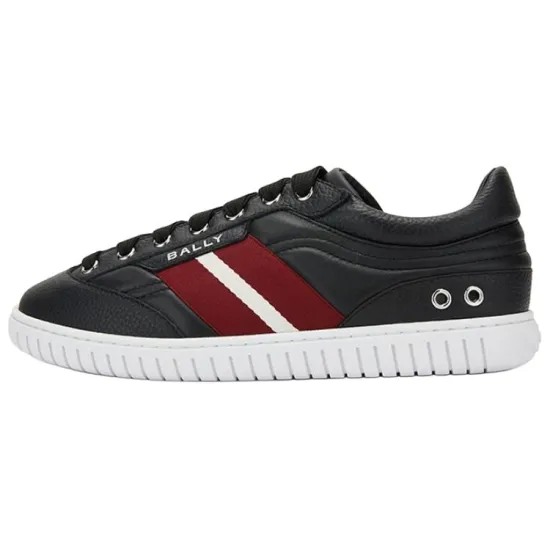 BALLY Skateboard Shoes Men Low-Top Black