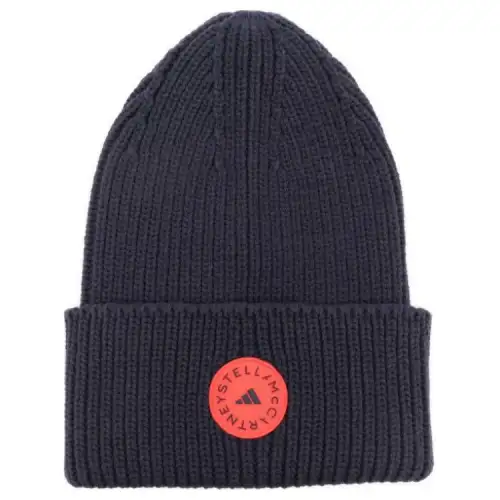 Adidas Printed Pattern Organic Cotton, Polyester Beanies Women's Black