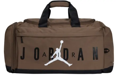 Jordan Polyester Travel Bag, Gym Bag, Luggage Bag Regular Unisex Brown