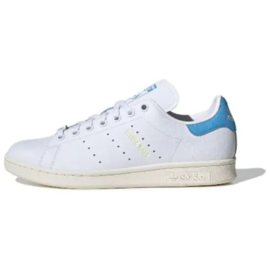Adidas Originals Stan Smith Skateboard Shoes Unisex Low-Top White Blue