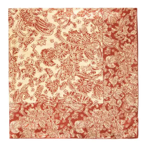 Loro Piana Mulberry Silk Scarves Women's Red