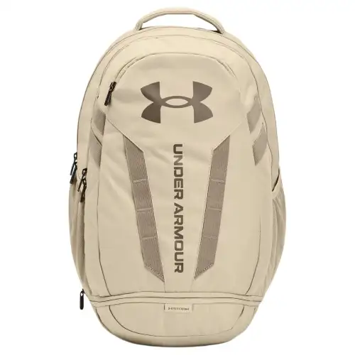 Under Armour Polyester Backpack Unisex Beige Yellow