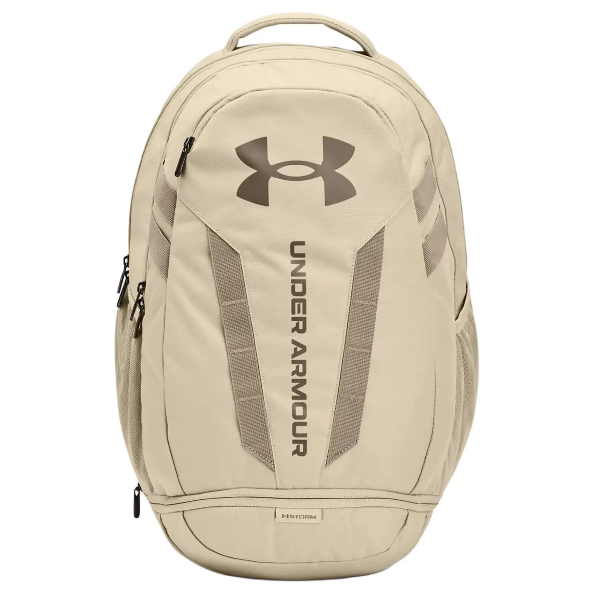 Under Armour Polyester Backpack Unisex Beige Yellow