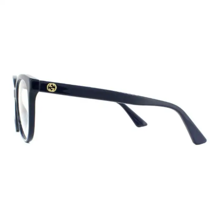 GUCCI Round Eyeglass Frames Women's Blue