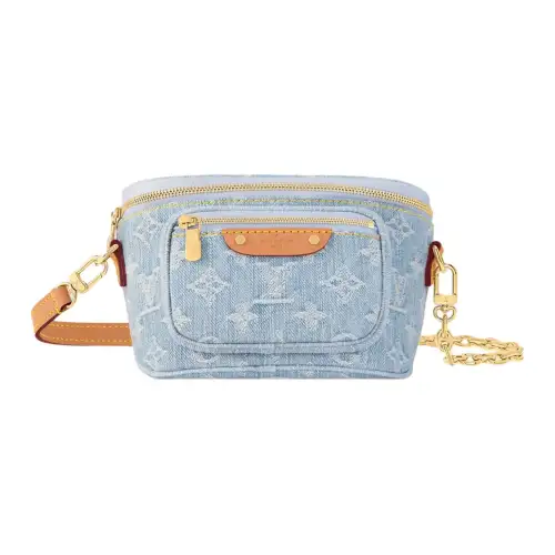 LOUIS VUITTON Mini Bumbag Sky Blue Denim