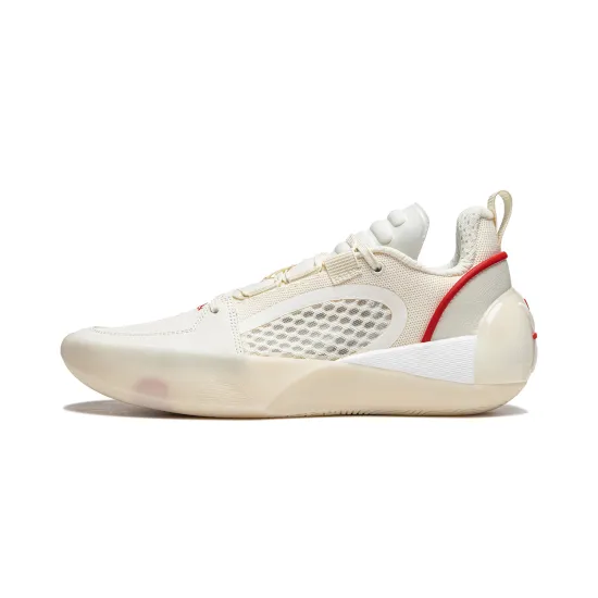LINING All City 12 Encore Basketball Shoes Men Low-Top Ecru