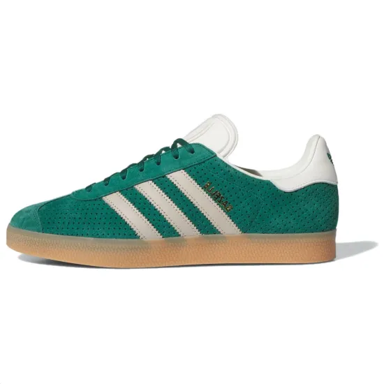 Adidas Originals Gazelle Collegiate Green Wonder Beige Gold Metallic