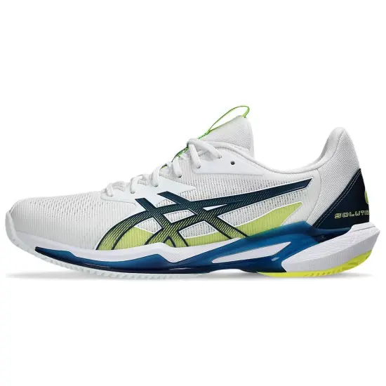 Asics Solution Speed FF 3 Tennis Shoes Men Low-Top White/Gray Blue