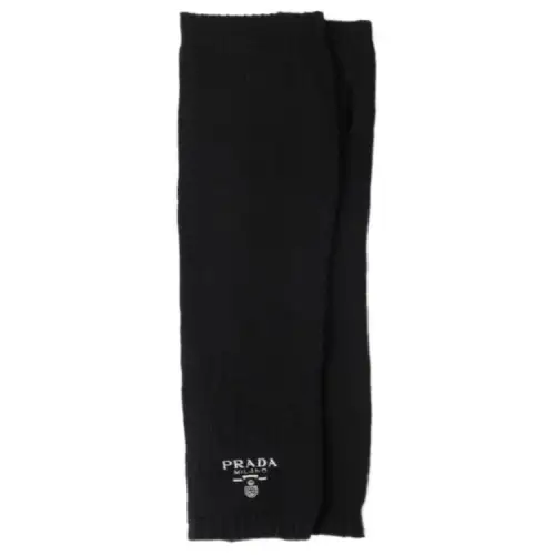PRADA Cashmere Gloves Men's Black