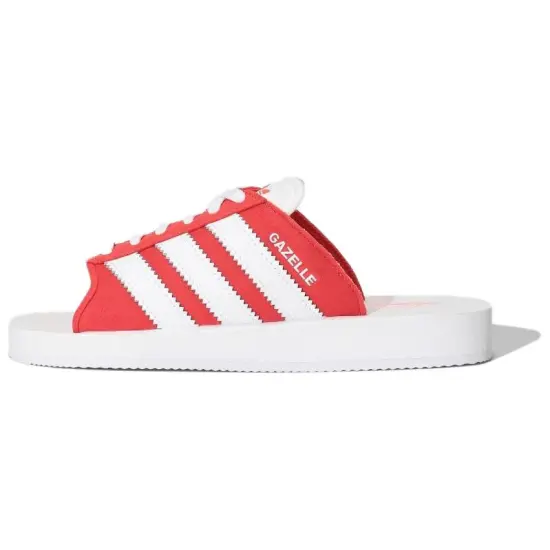 Gazelle Beach Slides Adidas Originals 'Red'
