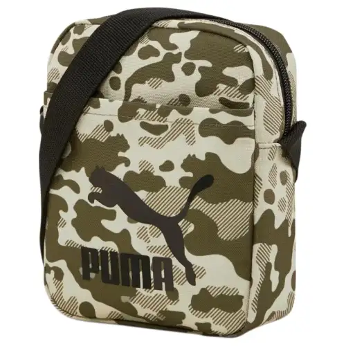 PUMA Fabric Shoulder Bag, Crossbody Bag Regular Unisex Moss Green