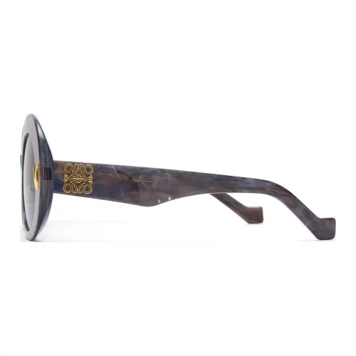 LOEWE Acetate Round Sunglasses Women's Black