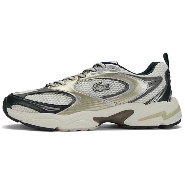 LACOSTE Французский крокодил, смешанная техника. модные Низкая банда жизнь для отдыха обувь мужской стиль метры зеленый