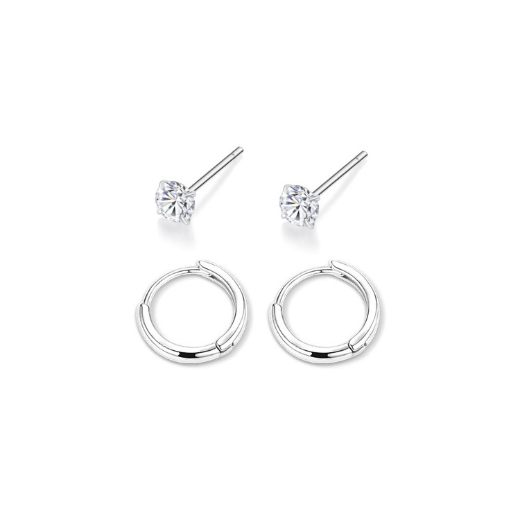 TRUE ME 999 Fine Silver Earrings Women's