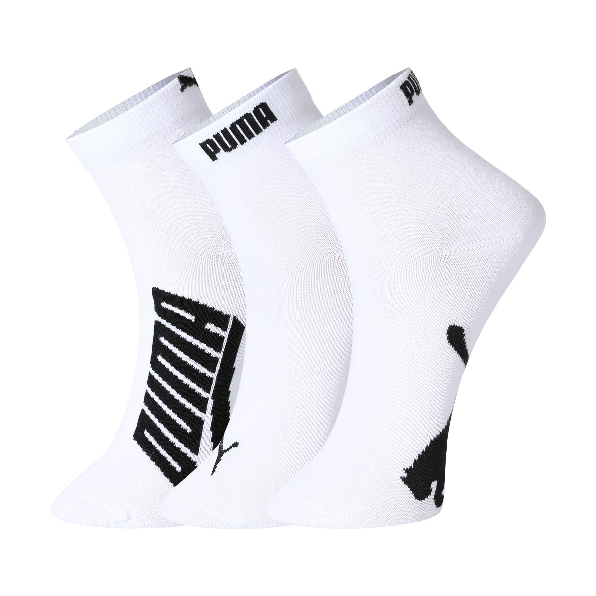 PUMA Crew Socks Unisex 3 Pack White
