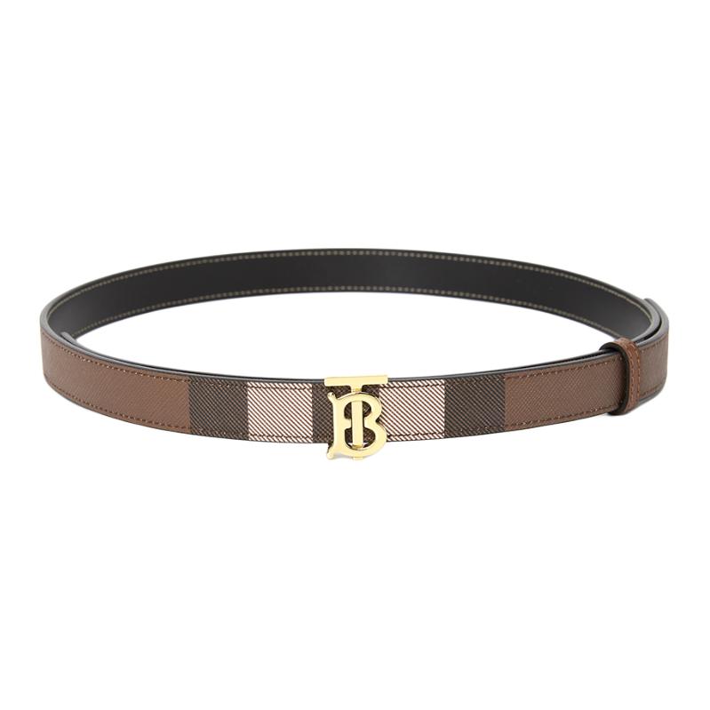 Женский ремень Burberry TB TPU 2cm (коричневый)