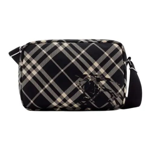 Burberry Polyester+Polyurethane Shoulder Bag, Crossbody Bag Unisex Black