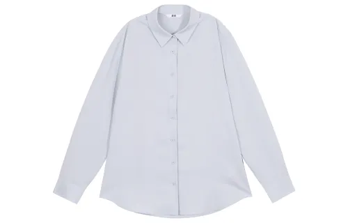 UNIQLO Shirt Women's Light Gray