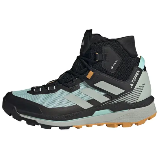 Adidas Terrex Skychaser Tech Gore-Tex Semi Flash Aqua Core Black Preloved Yellow