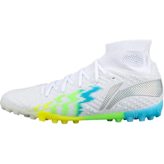 LINING Shadow 2 Soccer Shoes Men High-Top Green And White
