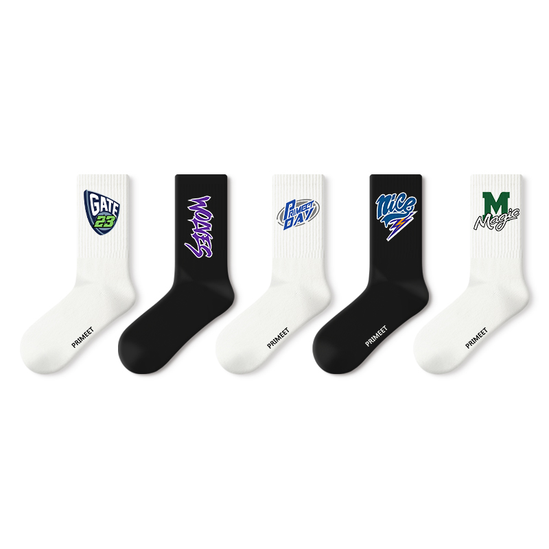 Primeet Crew Socks Unisex 5 Pack