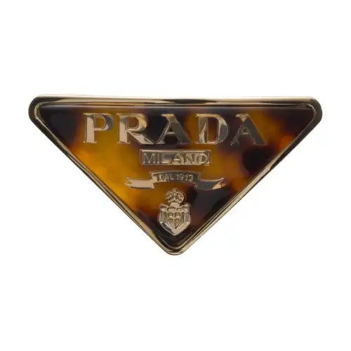 Prada tortoiseshell-effect hair clip