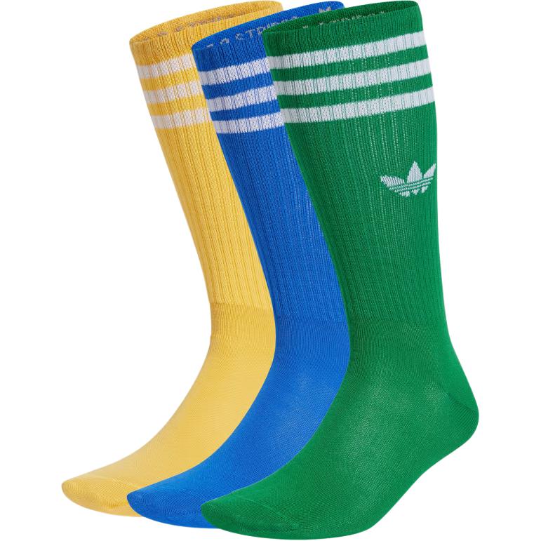 Adidas Originals SOLID CREW SOCKS 3 PAIRS Crew Socks Unisex 3 Pack