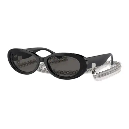 Tiffany & CO. Oval Frame Chained Sunglasses